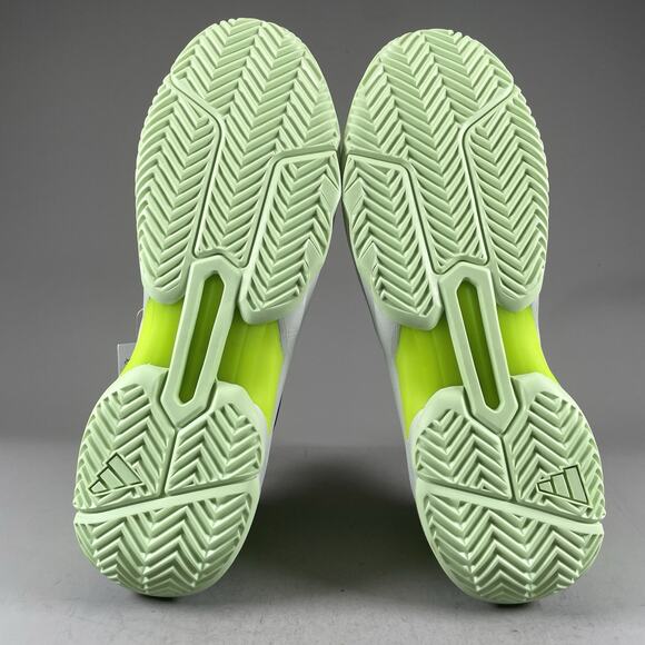 Adidas Courtjam Control 3 Men’s 14 Cloud White Lemon Running Sneaker Tennis Shoe - Picture 4 of 9